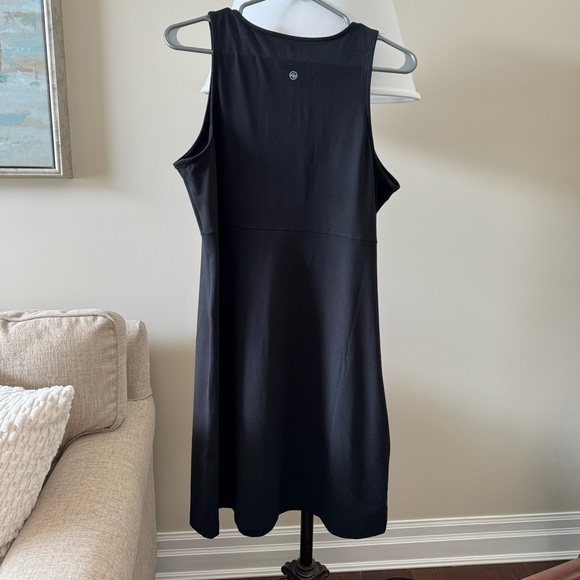 Eddie Bauer Aster Sleeveless Empire Waist Dress Black Size Medium - Picture 5 of 9